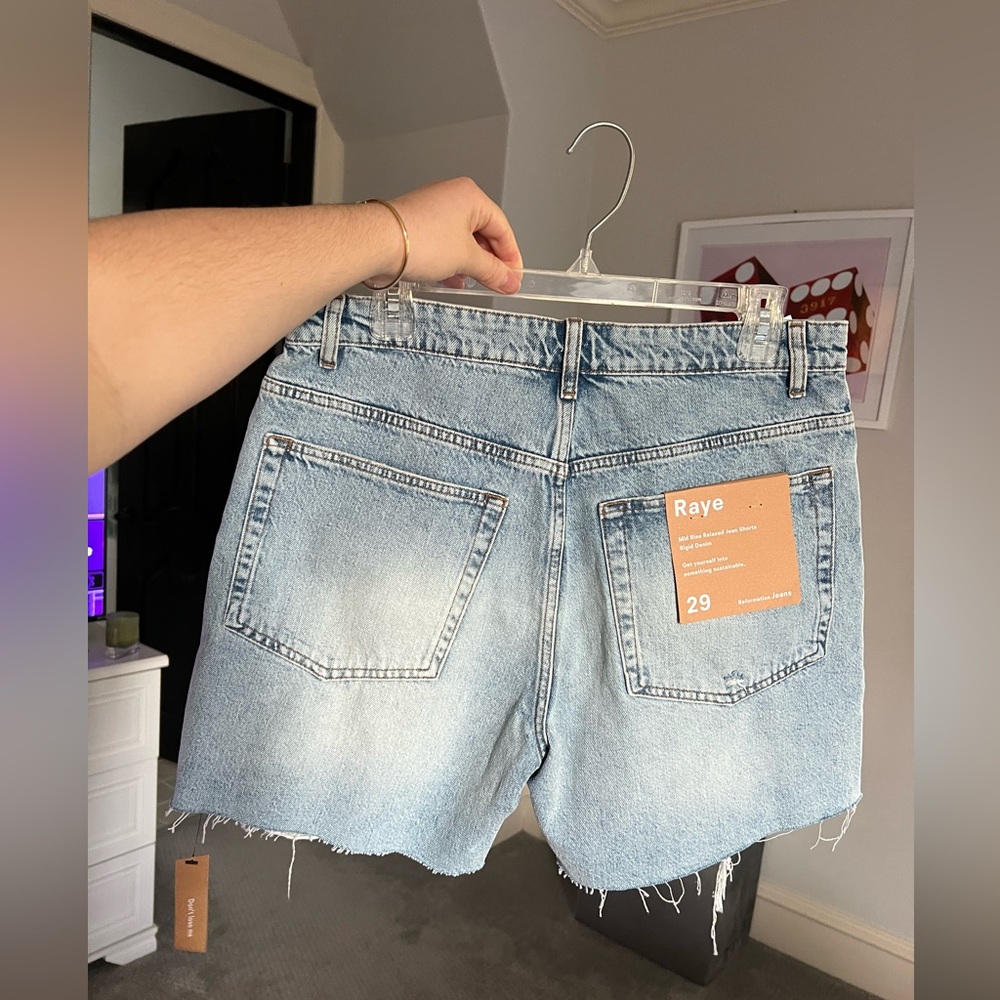 Reformation Raye Denim Shorts - Picture 2 of 5